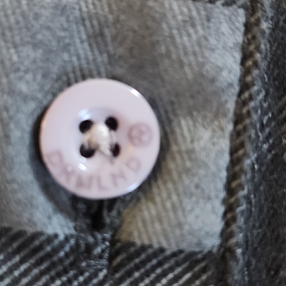 DREAMLAND WAR DUB PLAID/DENIM SHIRT BUTTON  BLACK/GRY PLAID SHACKET MENS 4XL NWT - Picture 7 of 15